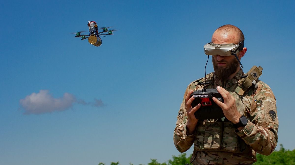 Kamikaze drony mění válku na Ukrajině